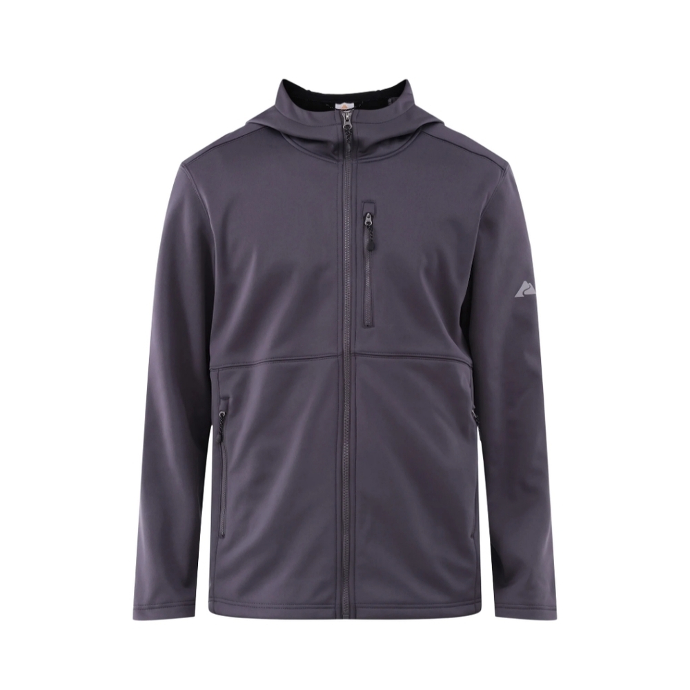Ozark Trail Men's Size M (38-40) Softshell Jacket with Hood Charcoal Sky NWT